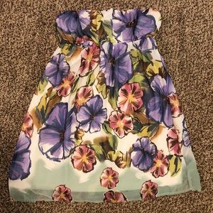 Charlotte Russe Strapless Shift Dress Size Medium